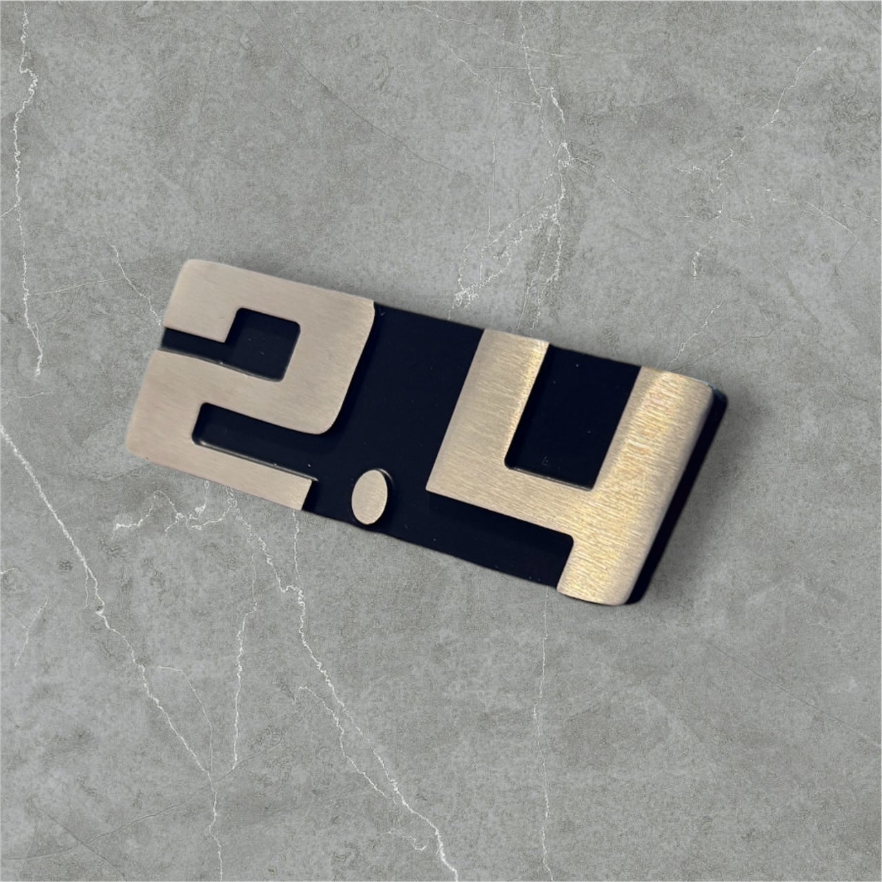 Logo de cylindré Inox pour Porsche 911 classic. 911 aircooled flat 6